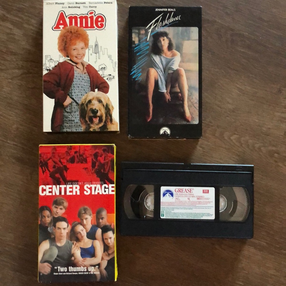 VHS movies lot